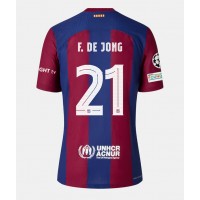 Barcelona Frenkie de Jong #21 Heimtrikot Frauen 2023-24 Kurzarm